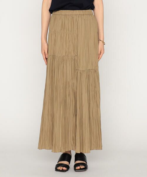 Precious Mild / プレシャスマイルド ロング・マキシ丈スカート | 〔 +サイズ 〕シアータフタ プリーツスカート | 詳細5