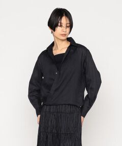 Precious Mild / プレシャスマイルド シャツ・ブラウス | 〔 +サイズ 〕 マニッシュストライプ シャツ