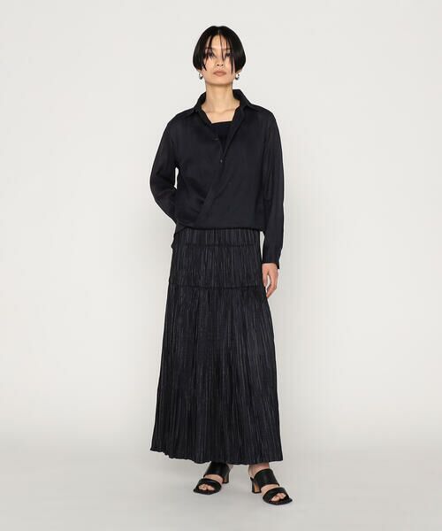 Precious Mild / プレシャスマイルド シャツ・ブラウス | 〔 +サイズ 〕 マニッシュストライプ シャツ | 詳細1