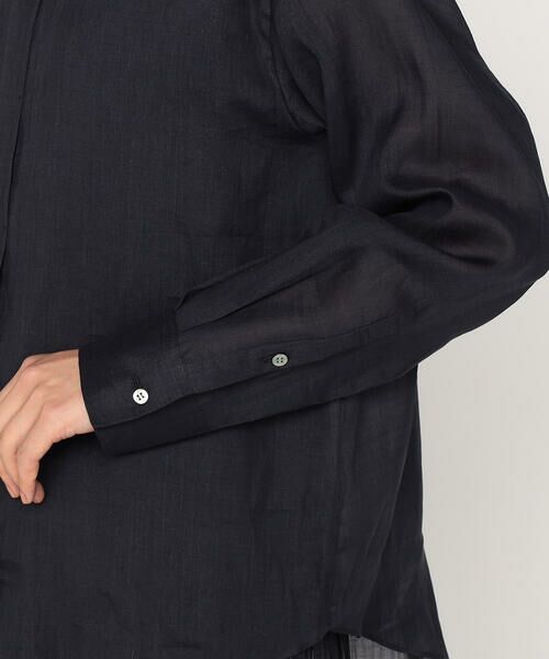 Precious Mild / プレシャスマイルド シャツ・ブラウス | 〔 +サイズ 〕 マニッシュストライプ シャツ | 詳細9