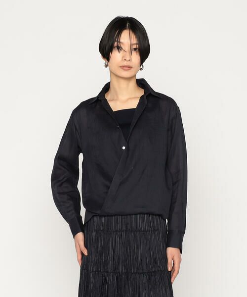 Precious Mild / プレシャスマイルド シャツ・ブラウス | 〔 +サイズ 〕 マニッシュストライプ シャツ | 詳細3