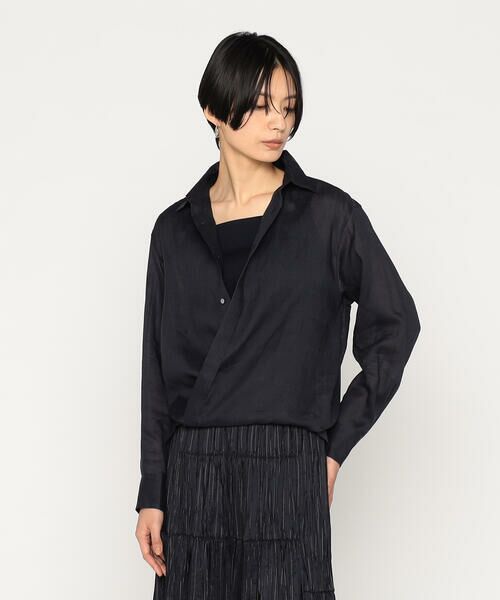 Precious Mild / プレシャスマイルド シャツ・ブラウス | 〔 +サイズ 〕 マニッシュストライプ シャツ | 詳細4