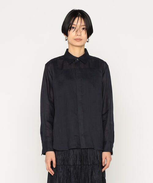 Precious Mild / プレシャスマイルド シャツ・ブラウス | 〔 +サイズ 〕 マニッシュストライプ シャツ | 詳細5