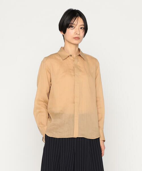 Precious Mild / プレシャスマイルド シャツ・ブラウス | 〔 +サイズ 〕 マニッシュストライプ シャツ | 詳細18