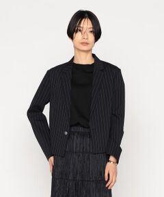 Precious Mild / プレシャスマイルド その他アウター | 〔 +サイズ 〕 マニッシュストライプ ジャケット