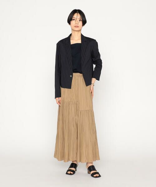 Precious Mild / プレシャスマイルド その他アウター | 〔 +サイズ 〕 マニッシュストライプ ジャケット | 詳細1