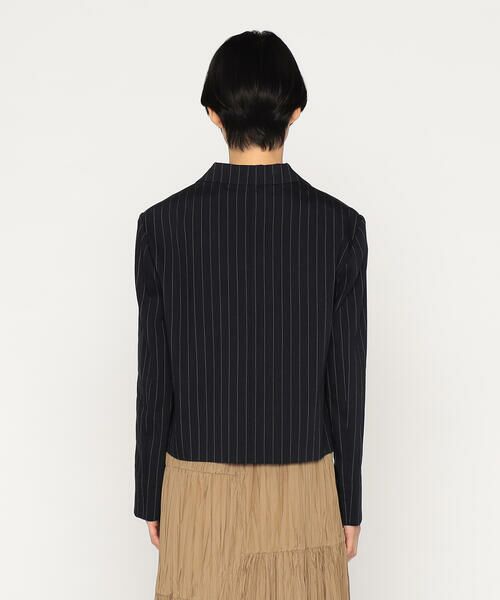 Precious Mild / プレシャスマイルド その他アウター | 〔 +サイズ 〕 マニッシュストライプ ジャケット | 詳細11