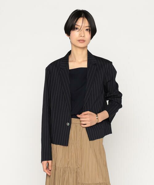 Precious Mild / プレシャスマイルド その他アウター | 〔 +サイズ 〕 マニッシュストライプ ジャケット | 詳細3