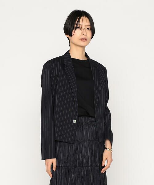 Precious Mild / プレシャスマイルド その他アウター | 〔 +サイズ 〕 マニッシュストライプ ジャケット | 詳細6