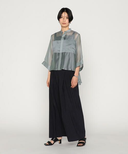 Precious Mild / プレシャスマイルド その他パンツ | 〔 +サイズ 〕 マニッシュストライプ パンツ | 詳細3