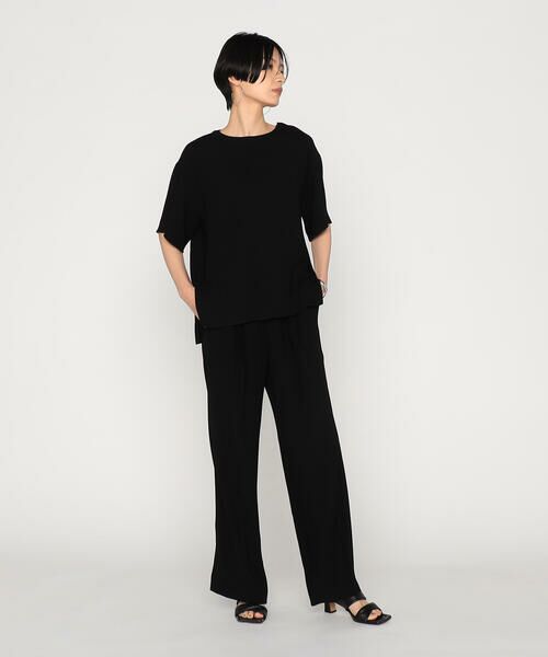 Precious Mild / プレシャスマイルド シャツ・ブラウス | 〔 +サイズ 〕 アセポリ二重織  ブラウス | 詳細2