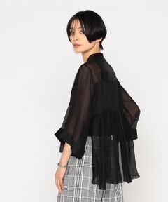 Precious Mild / プレシャスマイルド シャツ・ブラウス | 〔 +サイズ 〕 テンセルオーガンジー シャツ