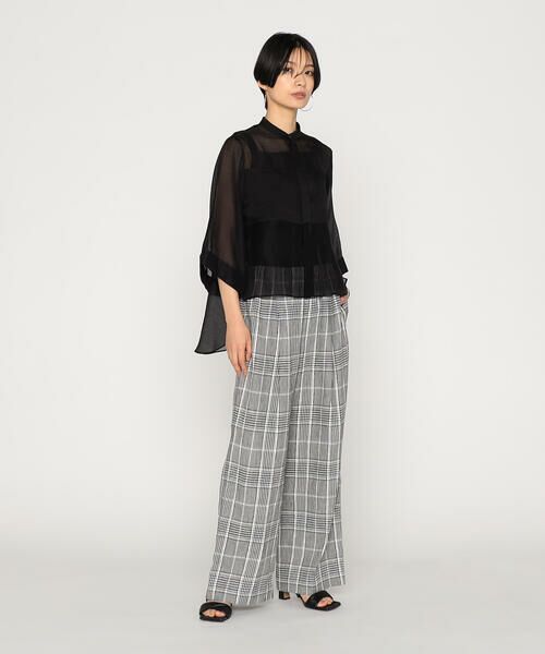 Precious Mild / プレシャスマイルド シャツ・ブラウス | 〔 +サイズ 〕 テンセルオーガンジー シャツ | 詳細1