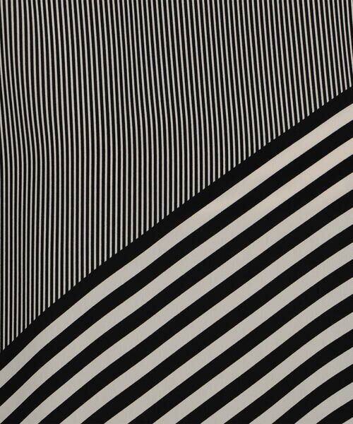 Precious Mild / プレシャスマイルド シャツ・ブラウス | パネルストライプ ノーカラーブラウス | 詳細15