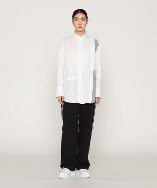 Precious Mild / プレシャスマイルド シャツ・ブラウス | ストライプ切替 シャツ | 詳細1