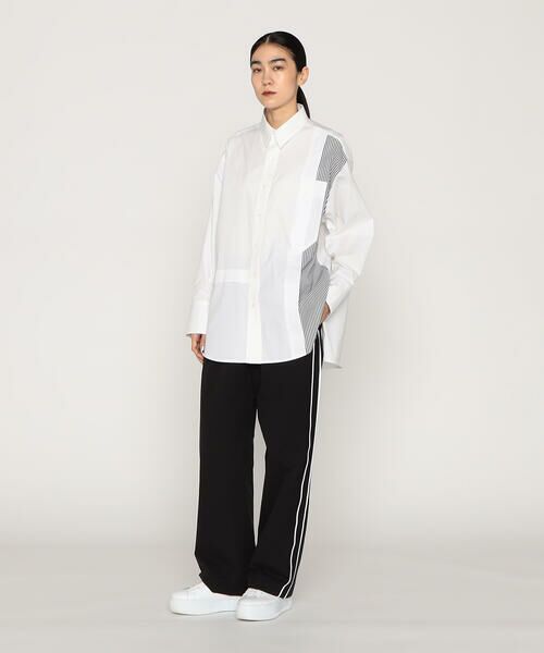 Precious Mild / プレシャスマイルド シャツ・ブラウス | ストライプ切替 シャツ | 詳細3