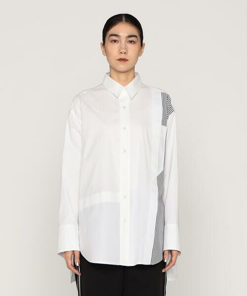 Precious Mild / プレシャスマイルド シャツ・ブラウス | ストライプ切替 シャツ | 詳細8