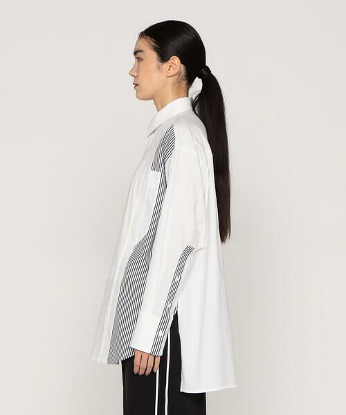 Precious Mild / プレシャスマイルド シャツ・ブラウス | ストライプ切替 シャツ | 詳細9