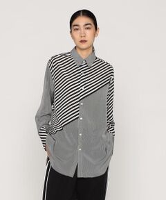 Precious Mild / プレシャスマイルド シャツ・ブラウス | パネルストライプ シャツ