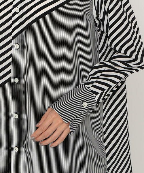 Precious Mild / プレシャスマイルド シャツ・ブラウス | パネルストライプ シャツ | 詳細8