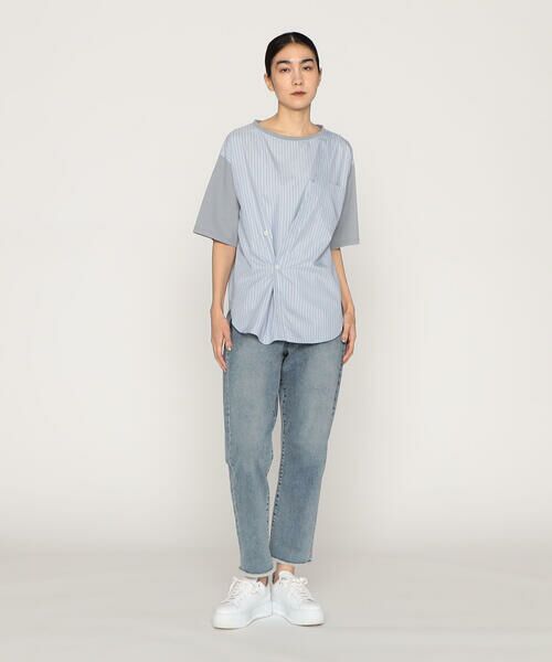 Precious Mild / プレシャスマイルド カットソー | ポリエステルストライプ プルオーバー | 詳細3