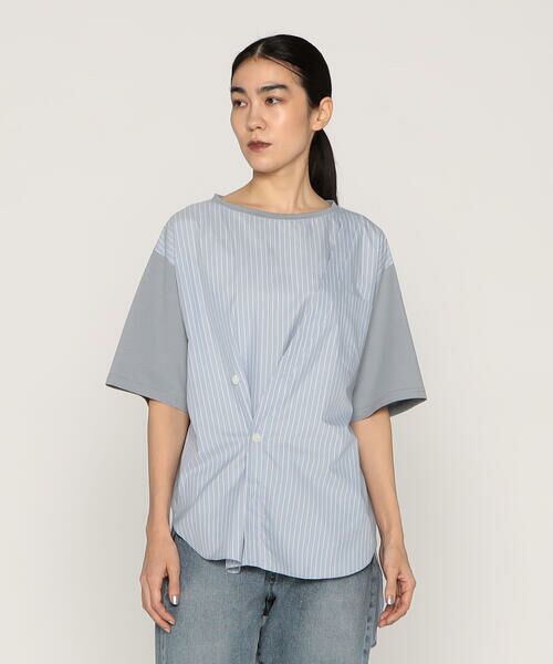 Precious Mild / プレシャスマイルド カットソー | ポリエステルストライプ プルオーバー | 詳細6