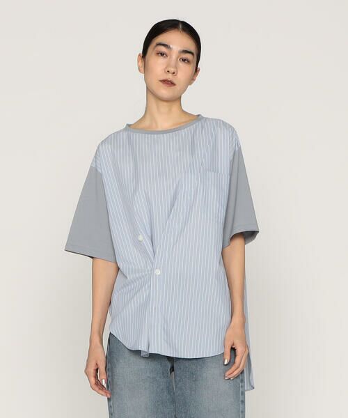 Precious Mild / プレシャスマイルド カットソー | ポリエステルストライプ プルオーバー | 詳細7