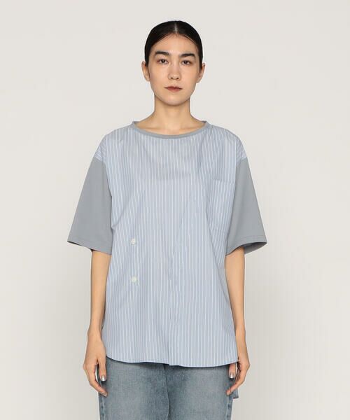 Precious Mild / プレシャスマイルド カットソー | ポリエステルストライプ プルオーバー | 詳細8