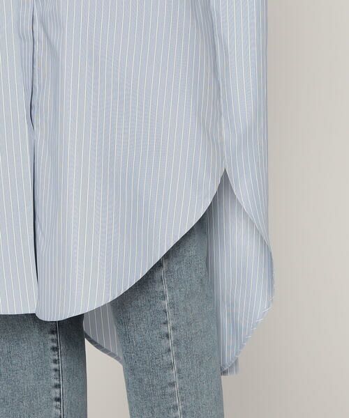 Precious Mild / プレシャスマイルド シャツ・ブラウス | ポリエステルストライプ ロングシャツ | 詳細12