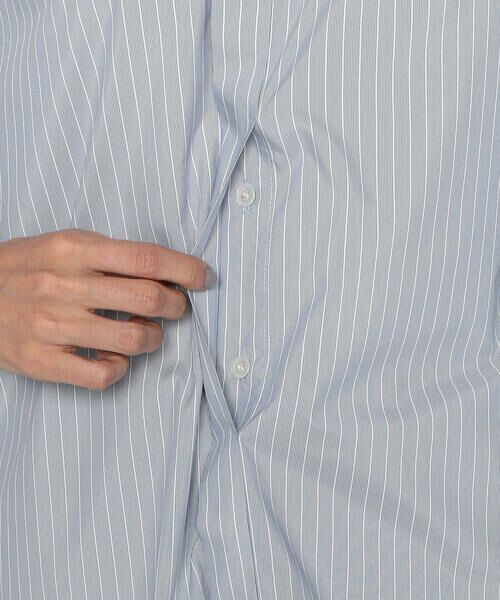 Precious Mild / プレシャスマイルド シャツ・ブラウス | ポリエステルストライプ ロングシャツ | 詳細13