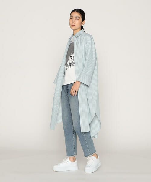 Precious Mild / プレシャスマイルド シャツ・ブラウス | ポリエステルストライプ ロングシャツ | 詳細18