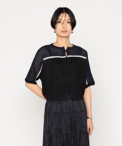 Precious Mild / プレシャスマイルド ニット・セーター | メッシュ柄ニットボレロ  <br>