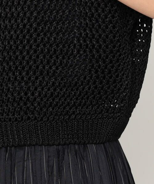 Precious Mild / プレシャスマイルド ニット・セーター | メッシュ柄ニットボレロ  <br> | 詳細12