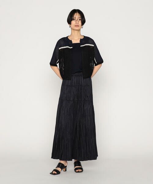 Precious Mild / プレシャスマイルド ニット・セーター | メッシュ柄ニットボレロ  <br> | 詳細2