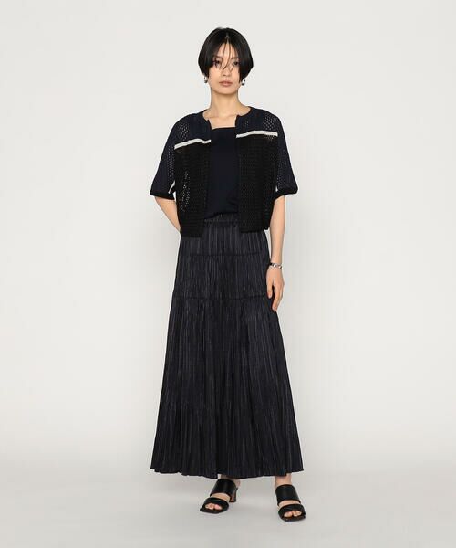 Precious Mild / プレシャスマイルド ニット・セーター | メッシュ柄ニットボレロ  <br> | 詳細3