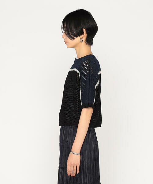 Precious Mild / プレシャスマイルド ニット・セーター | メッシュ柄ニットボレロ  <br> | 詳細8