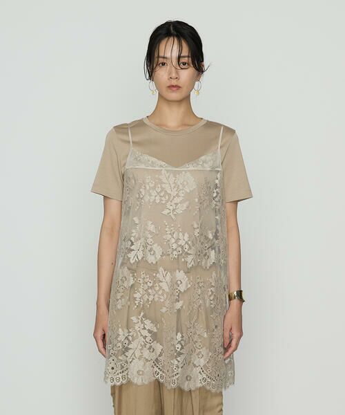 Precious Mild / プレシャスマイルド キャミソール・チューブトップ | サフィランリバーレース大柄 キャミソール | 詳細4