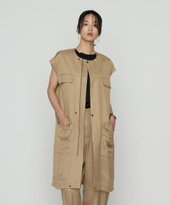 Precious Mild / プレシャスマイルド ベスト | VIS／LI BRIGHT TWILL ジレワンピース