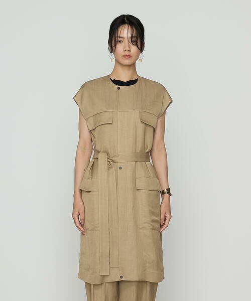 Precious Mild / プレシャスマイルド ベスト | VIS／LI BRIGHT TWILL ジレワンピース | 詳細10