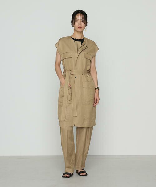 Precious Mild / プレシャスマイルド ベスト | VIS／LI BRIGHT TWILL ジレワンピース | 詳細4