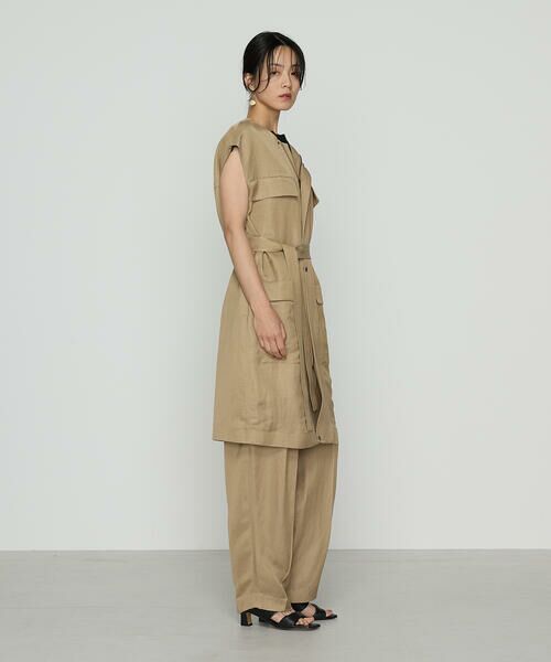 Precious Mild / プレシャスマイルド ベスト | VIS／LI BRIGHT TWILL ジレワンピース | 詳細5