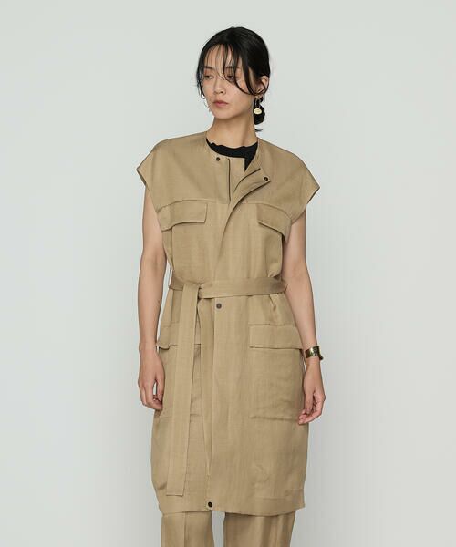Precious Mild / プレシャスマイルド ベスト | VIS／LI BRIGHT TWILL ジレワンピース | 詳細8