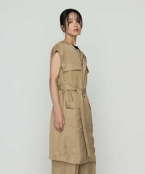 Precious Mild / プレシャスマイルド ベスト | VIS／LI BRIGHT TWILL ジレワンピース | 詳細9