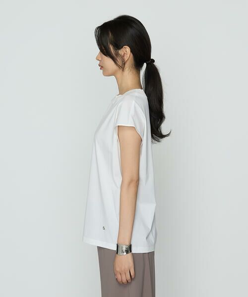 Precious Mild / プレシャスマイルド Tシャツ | ナイロンプレーティング天竺 リブ衿Tシャツ<br> | 詳細4