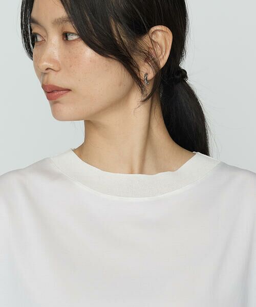 Precious Mild / プレシャスマイルド Tシャツ | ナイロンプレーティング天竺 リブ衿Tシャツ<br> | 詳細6