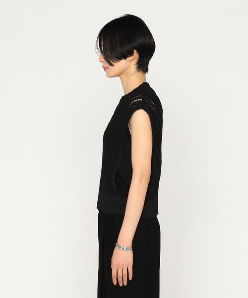 Precious Mild / プレシャスマイルド ニット・セーター | 透かしケーブル柄 ニットベスト | 詳細5