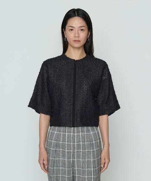 Precious Mild / プレシャスマイルド ブルゾン | 〔 +サイズ 〕和紙カラミ ブルゾン | 詳細5