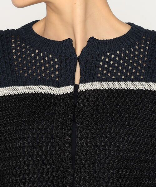 Precious Mild / プレシャスマイルド ニット・セーター | 〔 +サイズ 〕 メッシュ柄ニットボレロ | 詳細10