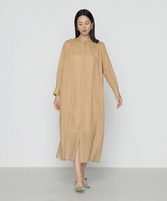 Precious Mild / プレシャスマイルド ロング・マキシ丈ワンピース | 〔 +サイズ 〕 マニッシュストライプ シャツドレス