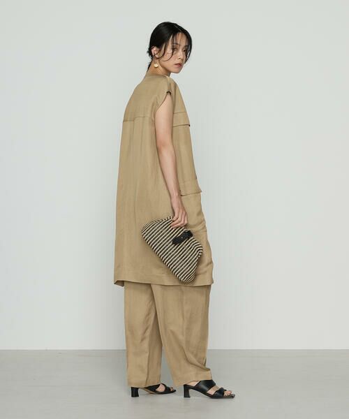 Precious Mild / プレシャスマイルド ベスト | 〔 +サイズ 〕 VIS／LI BRIGHT TWILL ジレワンピース | 詳細3